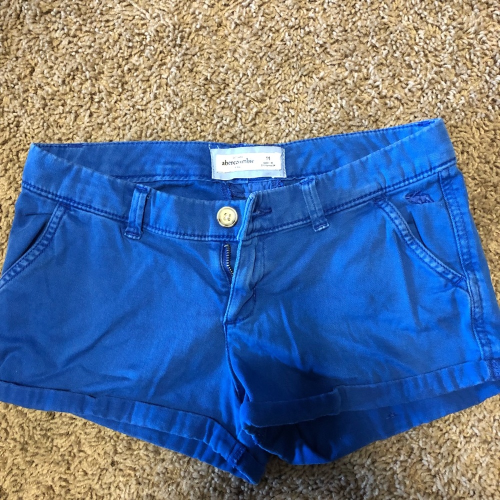 Abercrombie Girls shorts Blue, size 14.